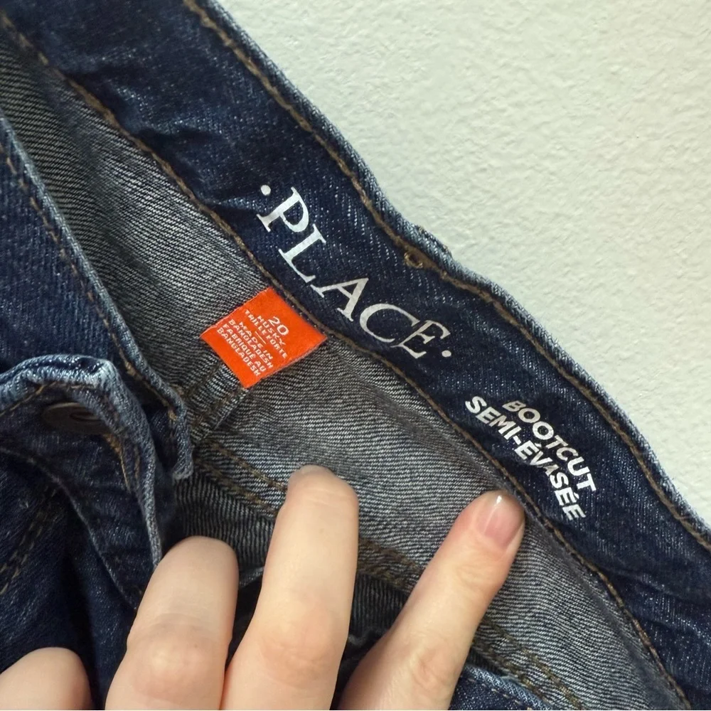 Children's place jeans huskey 20 boys Bootcut Semi-Évasée Blue Jeans